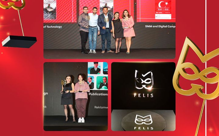 Kapital Bank rekord göstərici ilə 4 qızıl “Felis” mükafatı qazandı