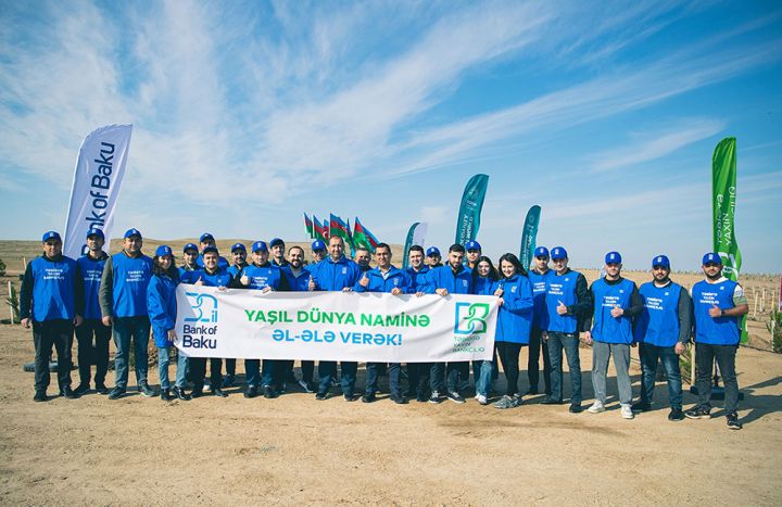 Bank of Baku-dan təbiətə qayğı – ağacəkmə aksiyası keçirildi