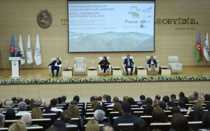 600 nəfərə yaxın mütəxəssisin iştirakı ilə “Mühasiblərin və Auditorların VIII Avrasiya Forumu” keçirilib - FOTOLAR