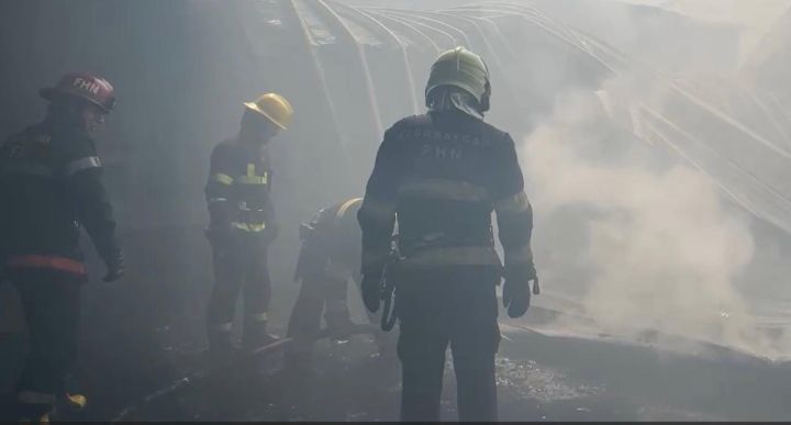 Kürdəxanıda istixananın bir hissəsi yanğından mühafizə olunub, digər istixanalara keçməsinin qarşısı alınıb