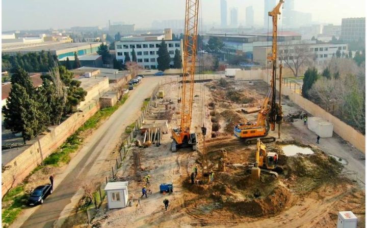 Bakıda yeni yolun inşasına start verilib -VİDEO