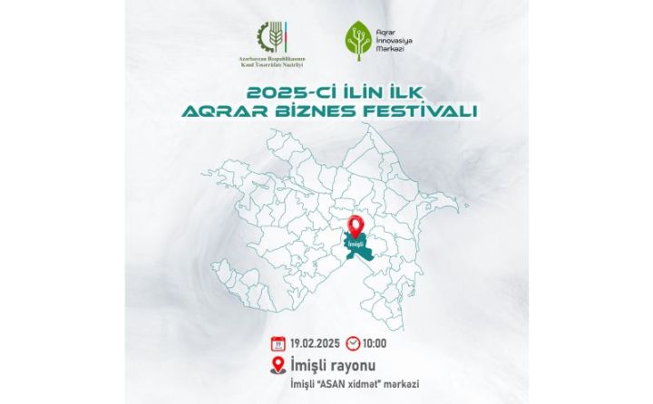 2025-ci ilin Aqrar Biznes Festivalları başlayır - Aparıcı bankların tərəfdaşlığı ilə təşkil olunacaq