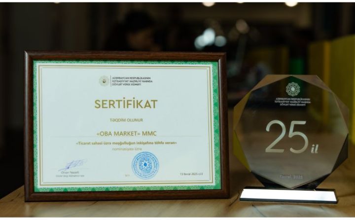 “OBA” təltif olundu - Foto