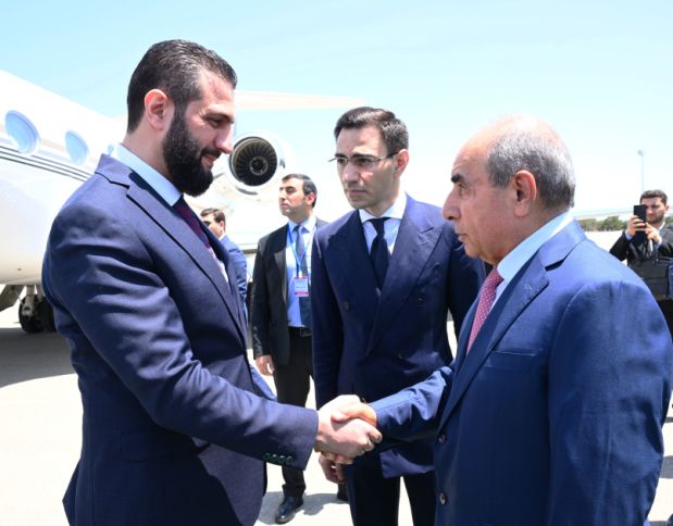 Suriya Prezidenti Azərbaycana gəldi