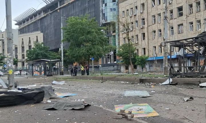 Kiyevdə Azərbaycan səfirliyinin ətrafı raket atəşinə məruz qalıb