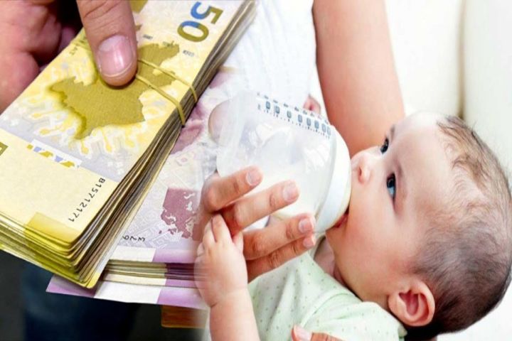 Azərbaycanda uşağın anadan olmasına görə 600 manat veriləcək