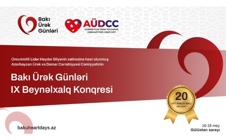 Dünyanın 20-dən artıq ölkəsindən məşhur ürək-damar cərrahları Bakıya toplaşır!