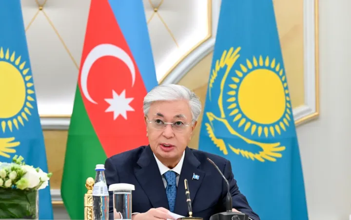 Tokayev: Azərbaycan üzərindən tranzit olunan neftin həcmi 1,5 milyon ton təşkil edib