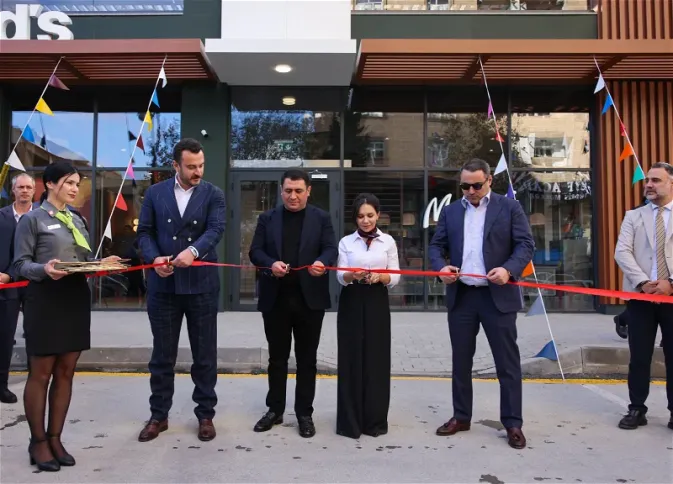 Xırdalanda ilk “McDonald's” restoranının açılışı olub - FOTO