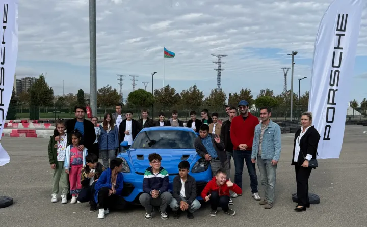 "Porsche Azərbaycan"dan uşaqlarla unudulmaz kartinq - FOTOLAR