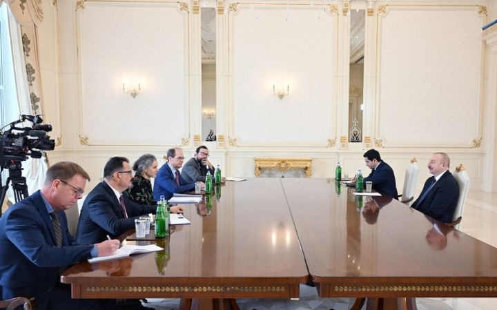 İlham Əliyev Avropa İttifaqının Cənubi Qafqaz üzrə xüsusi nümayəndəsini qəbul edib