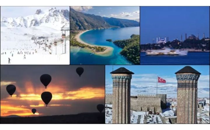 Türkiyədən rekord turizm gəliri: 61 milyard 103 milyon dollar