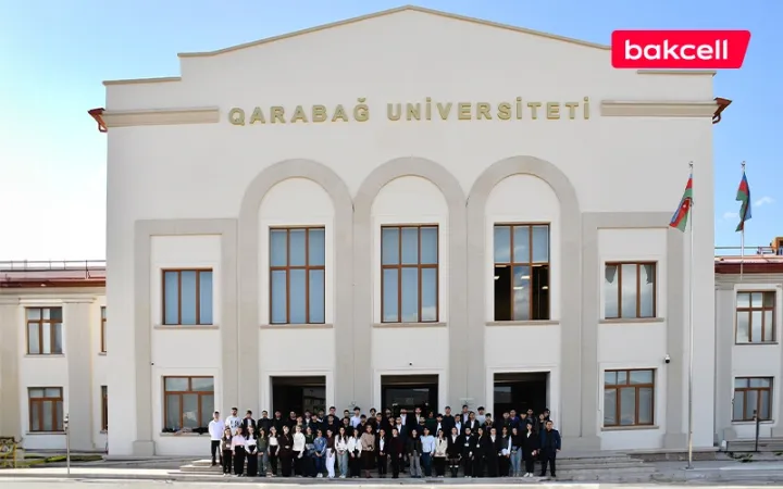Bakcell və Gənclər Fondu Qarabağ Universitetində tələbələrlə görüş keçirib