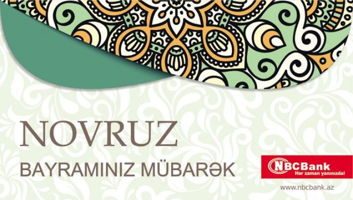 Bayram günləri NBC Bank-ın açıq olacaq şöbə və filialları