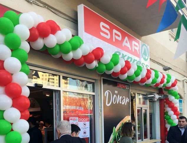 Bakıda ekspress market formatında SPAR açıldı