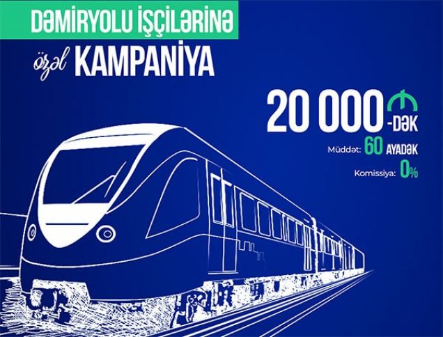 Beynəlxalq Bankdan dəmiryolu işçilərinə özəl kredit kampaniyası