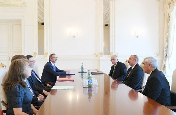 Prezident TOTAL-ın baş icraçı direktorunu qəbul edib