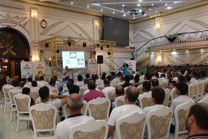 “AZERİLME” suvaq üçün əhəng məhsulu bölgələrdə tanıdılır