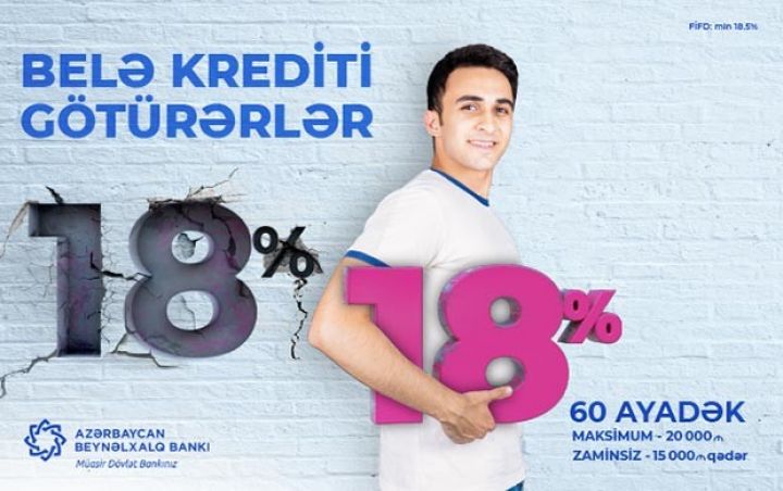 Beynəlxalq Bankın kreditlərində xüsusi güzəştlər 