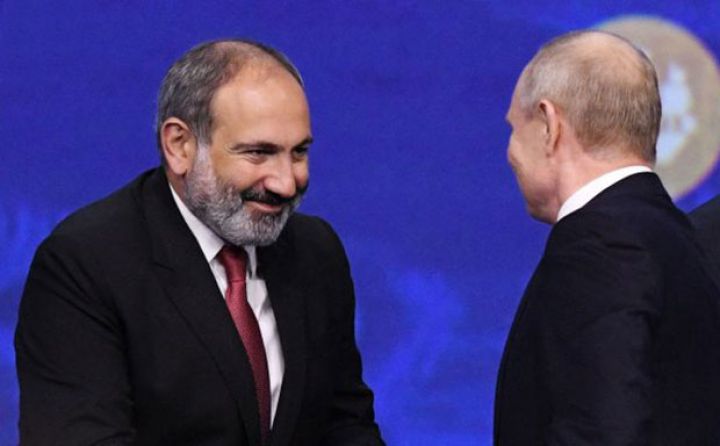 Paşinyan Putinə məktub göndərib