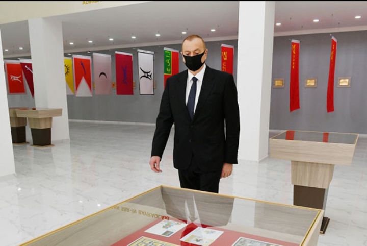 Prezident İlham Əliyev Tərtər rayonundadır