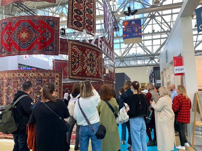 Moskvada sərgidə Azərbaycan məhsullarına böyük maraq