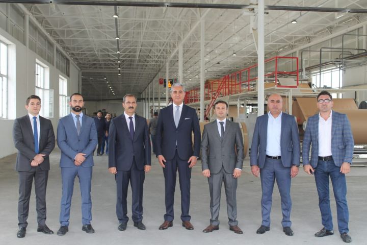 Yeni karton-qutu fabriki istifadəyə verildi - FOTOLAR
