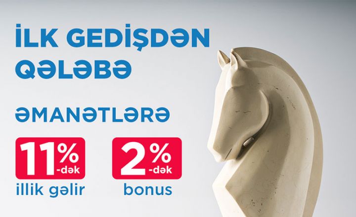 “AccessBank”a depozit yerləşdir, anındaca bonus qazan!