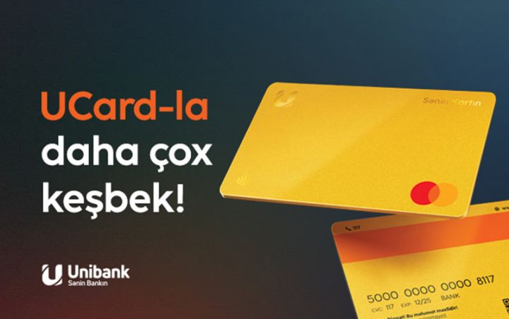 Unibank müştəriləri 6,7 milyon manatdan çox keşbek qazanıb
