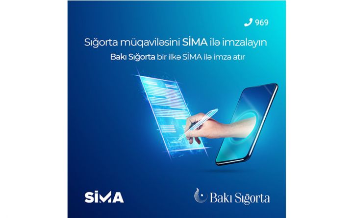"Bakı Sığorta" SİMA ilə bir ilkə imza atdı