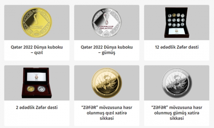 Yubiley və xatirə pul nişanlarının satışı qaydası dəyişdi