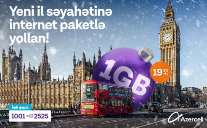 “Azercell” Yeni il öncəsi yenilənmiş rouminq xidmətini təqdim edir