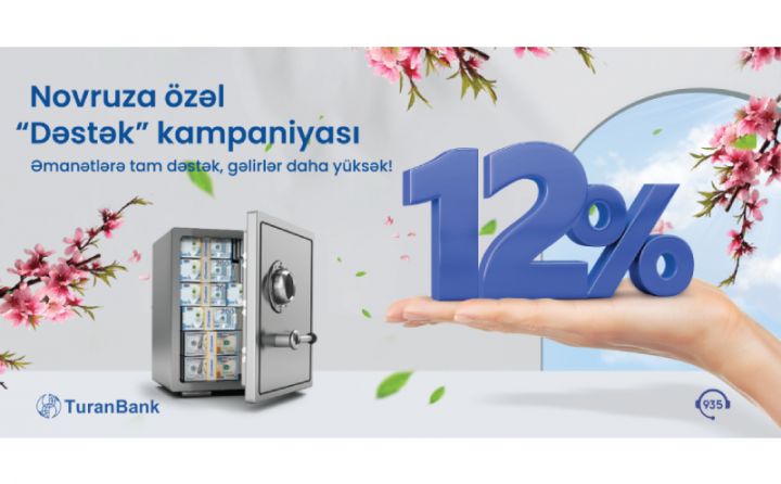 "TuranBank" əmanət faizlərini artırıb