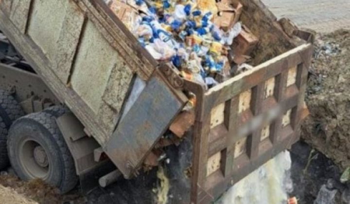 “Foodini” şirkətinin yararsız və istifadə müddəti bitmiş məhsulları məhv edilib