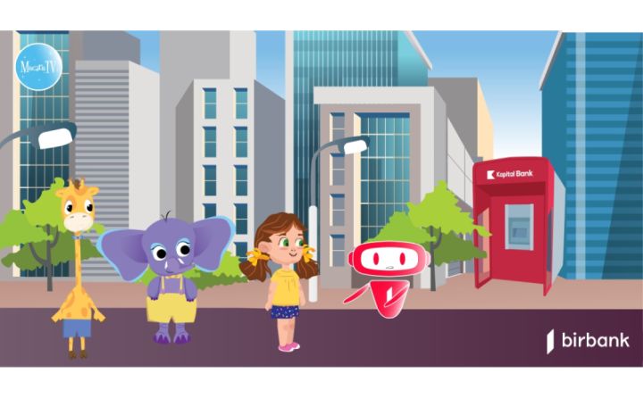Kapital Bank-ın dəstəyi ilə uşaqlar üçün cizgi filmi hazırlanıb