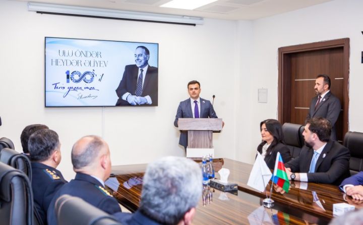 Abşeron Logistika Mərkəzində ümummilli lider Heydər Əliyevin 100 illiyinə həsr edilmiş tədbir keçirilib