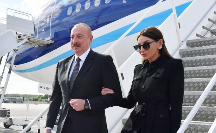 İlham Əliyev Litvada rəsmi səfərdədir