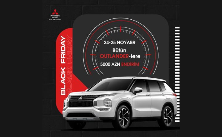 Mitsubishi Outlander avtomobillərinə 5000 AZN endirim edildi