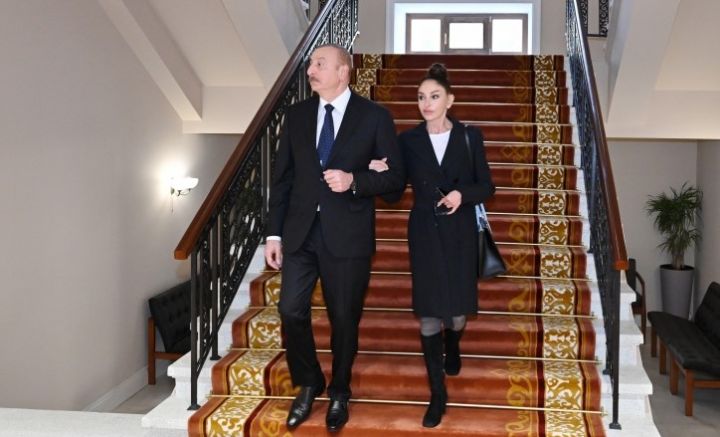 Prezident və birinci xanım Uşaq-Gənclər İnkişaf Mərkəzində yaradılan şəraitlə tanış olublar