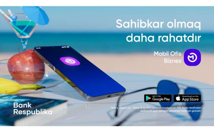 Bank Respublika biznes müştəriləri üçün “Mobil Ofis Biznes” tətbiqini yenilədi!