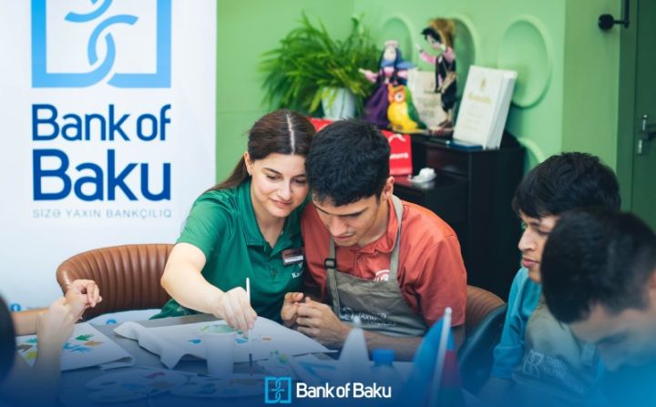 Bank of Baku inklüziv cəmiyyəti dəstəkləyir: autizmli uşaqlarla bir gün - FOTOLAR