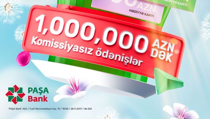 Biznes hesabı açan müştərilər 1 milyon manatlıq komissiyasız ödəniş imkanı əldə edəcəklər