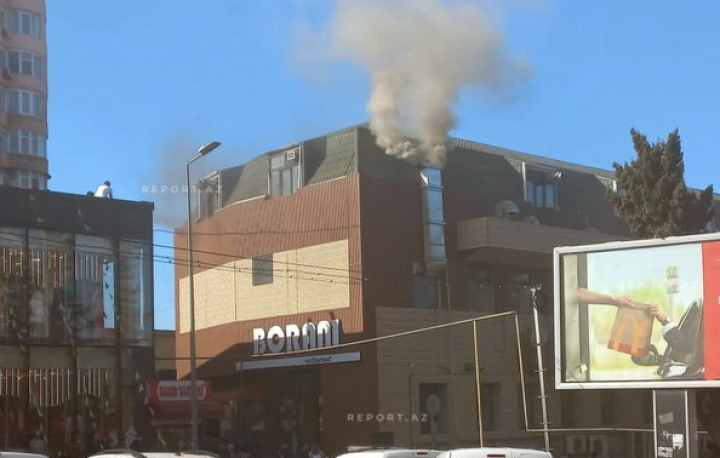 Bakıda "Boranı" restoranında yanğın