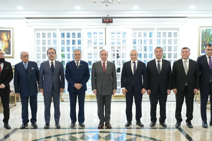 Pakistanın Baş naziri Azərbaycanın iqtisadiyyat nazirini qəbul edib
