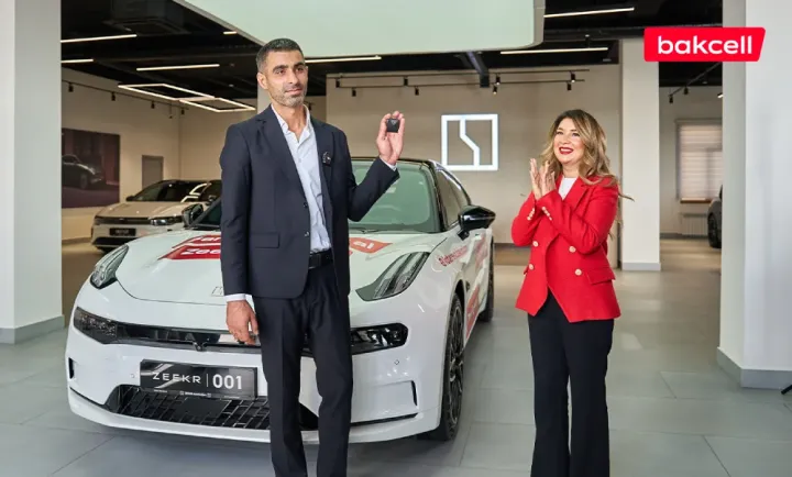 Bakcell lotereyasında ilk “Zeekr 001” qalibə təhvil verildi!