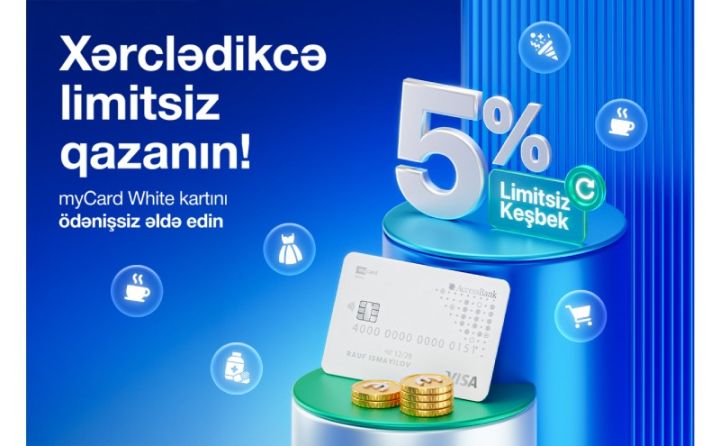 AccessBank-dan pulsuz debet kart: “myCard White” ilə hər alış-veriş daha sərfəli!