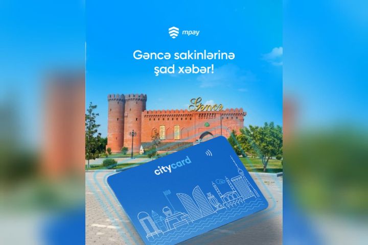 “Citycard” istifadəyə verilir. Gəncə sakinləri ictimai nəqliyyatdan bu kart vasitəsilə yararlana biləcəklər