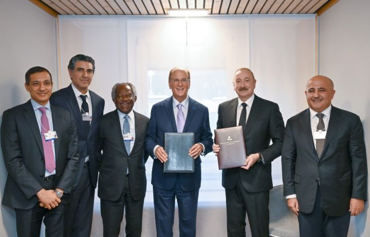 Dövlət Neft Fondu “BlackRock” və onun şirkətilə niyyət protokolu imzaladı